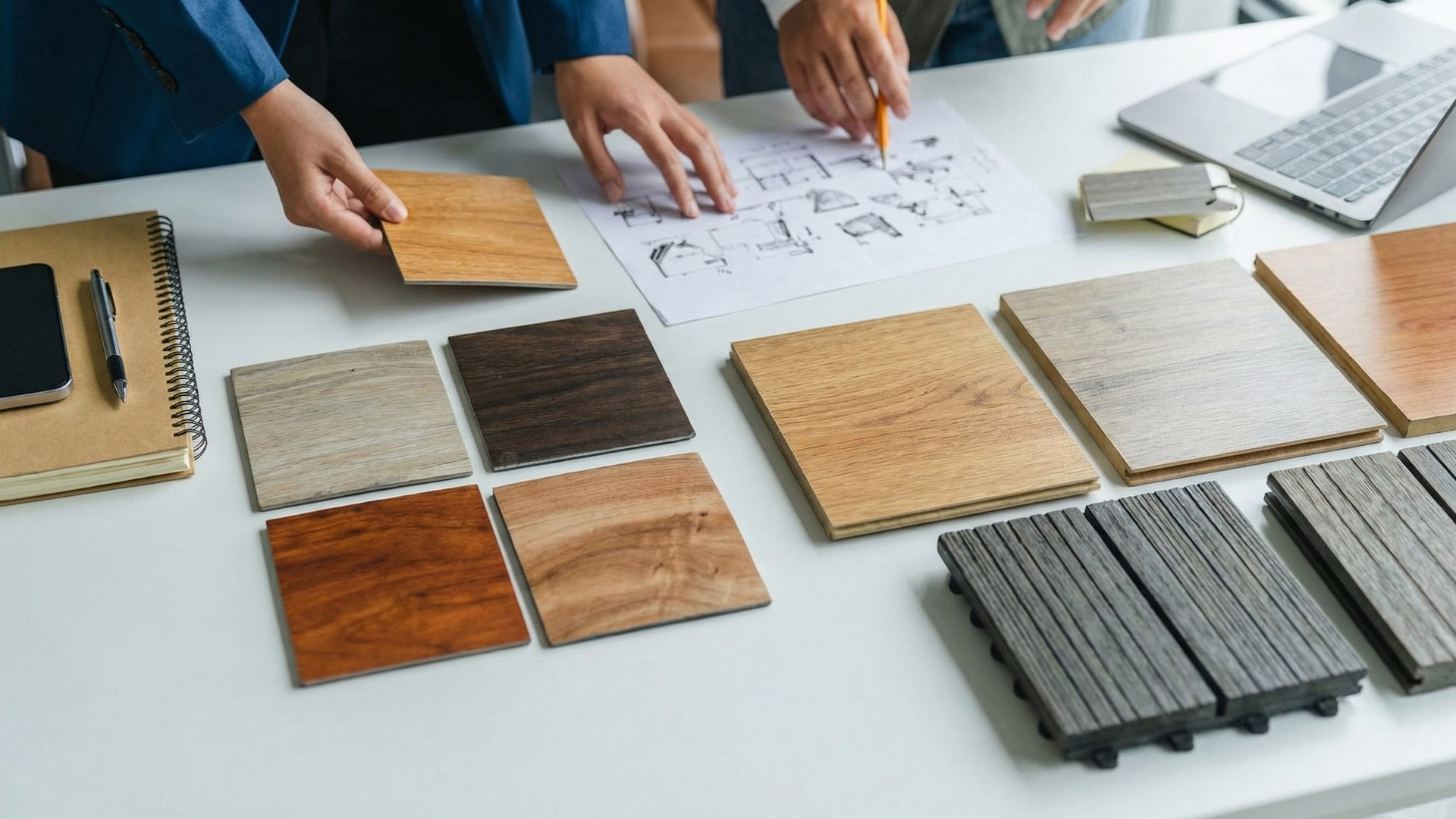 Über uns Materialauswahl